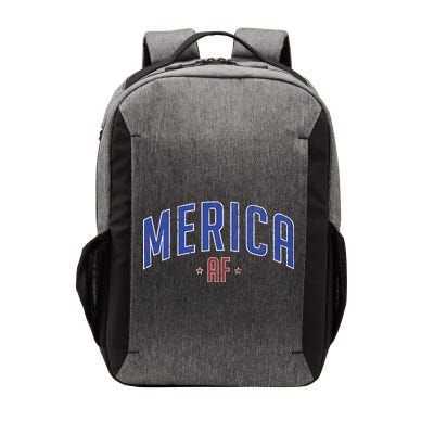 Merica AF Distressed USA Logo Vector Backpack