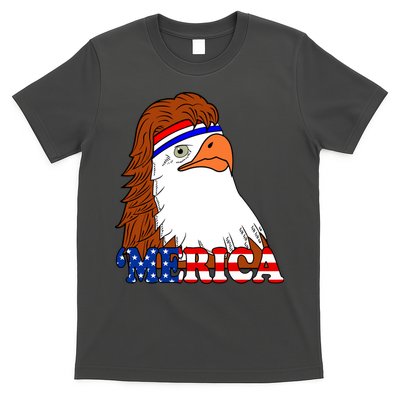 Merica Bald Eagle Retro USA Flag T-Shirt