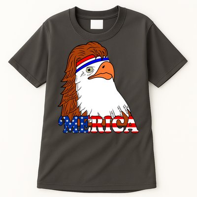 Merica Bald Eagle Retro USA Flag Tall T-Shirt