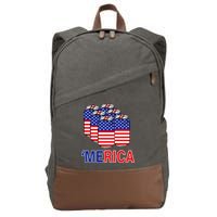Merica Beer Pack Cotton Canvas Backpack