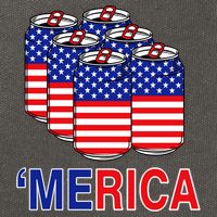 Merica Beer Pack Cotton Canvas Backpack