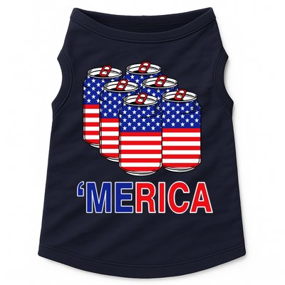 Merica Beer Pack Doggie Tank