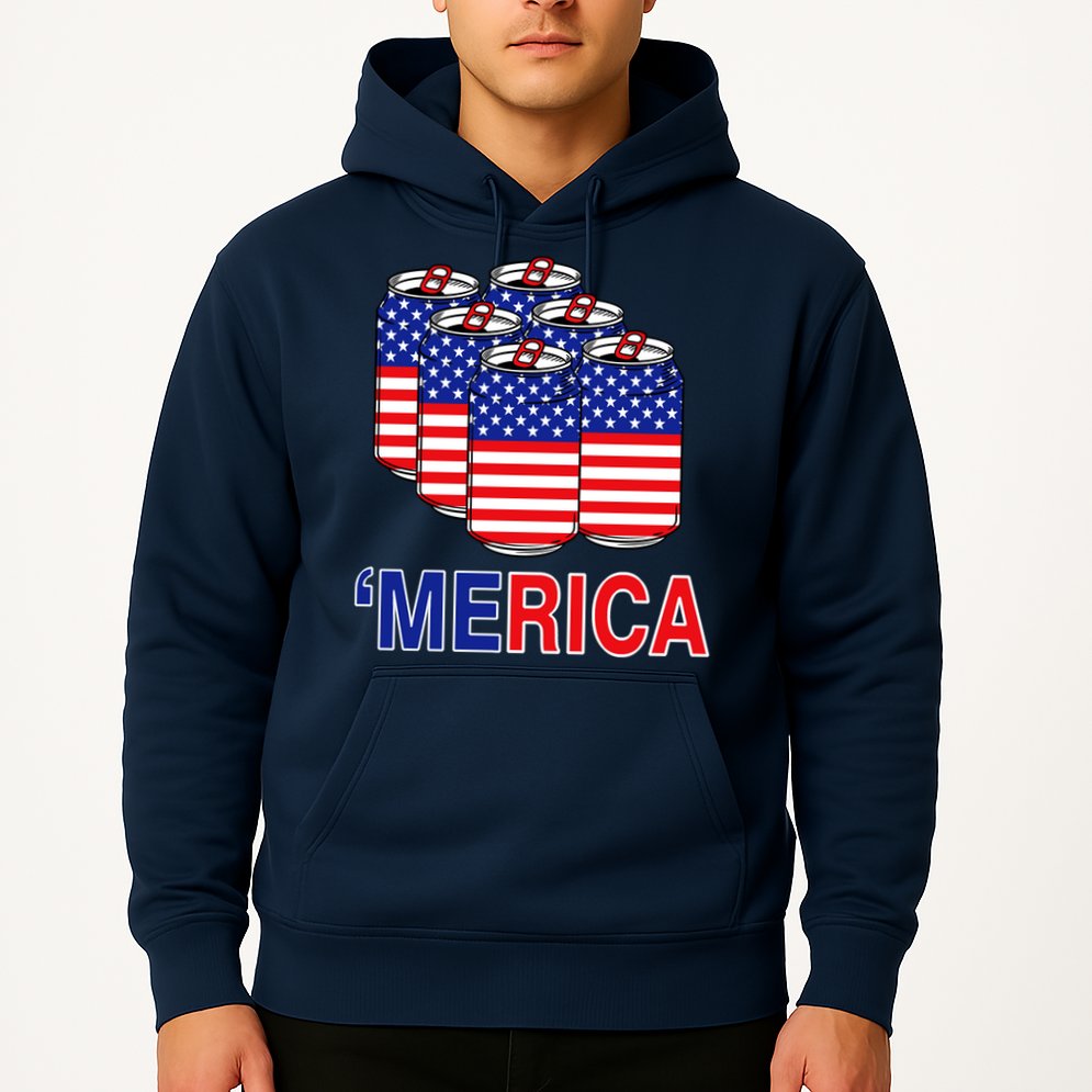 Merica Beer Pack Hoodie