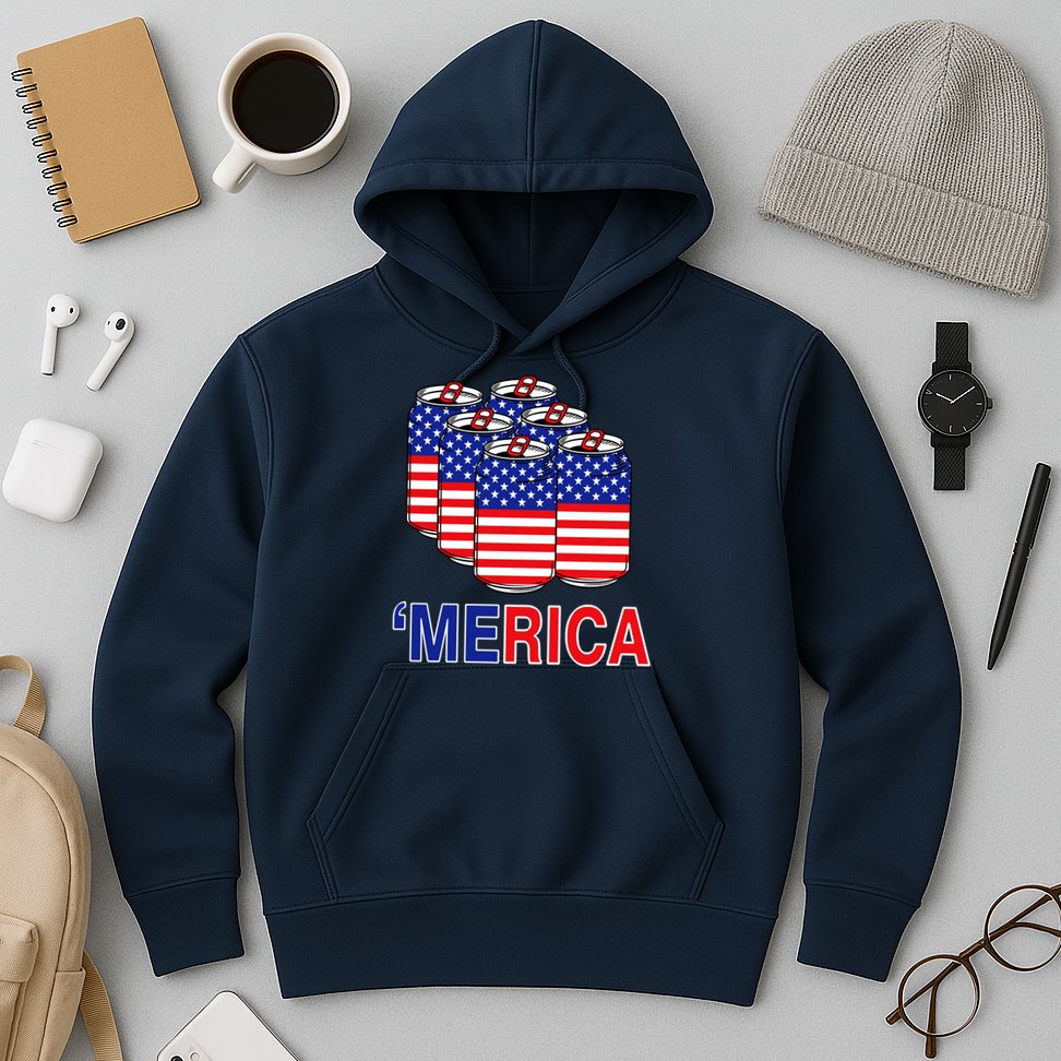 Merica Beer Pack Hoodie
