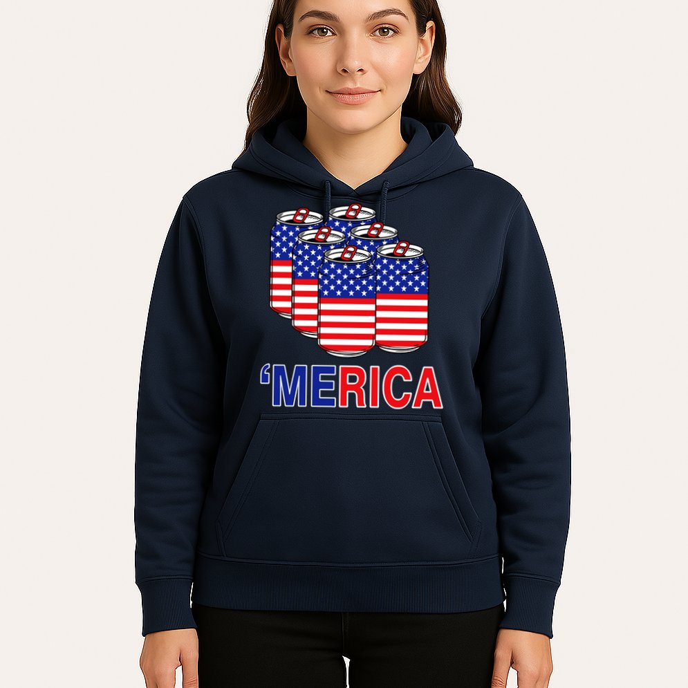 Merica Beer Pack Hoodie