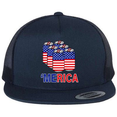 Merica Beer Pack Flatbill Hat