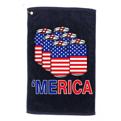Merica Beer Pack Golf Towel