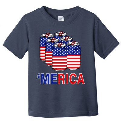 Merica Beer Pack Toddler T-Shirt