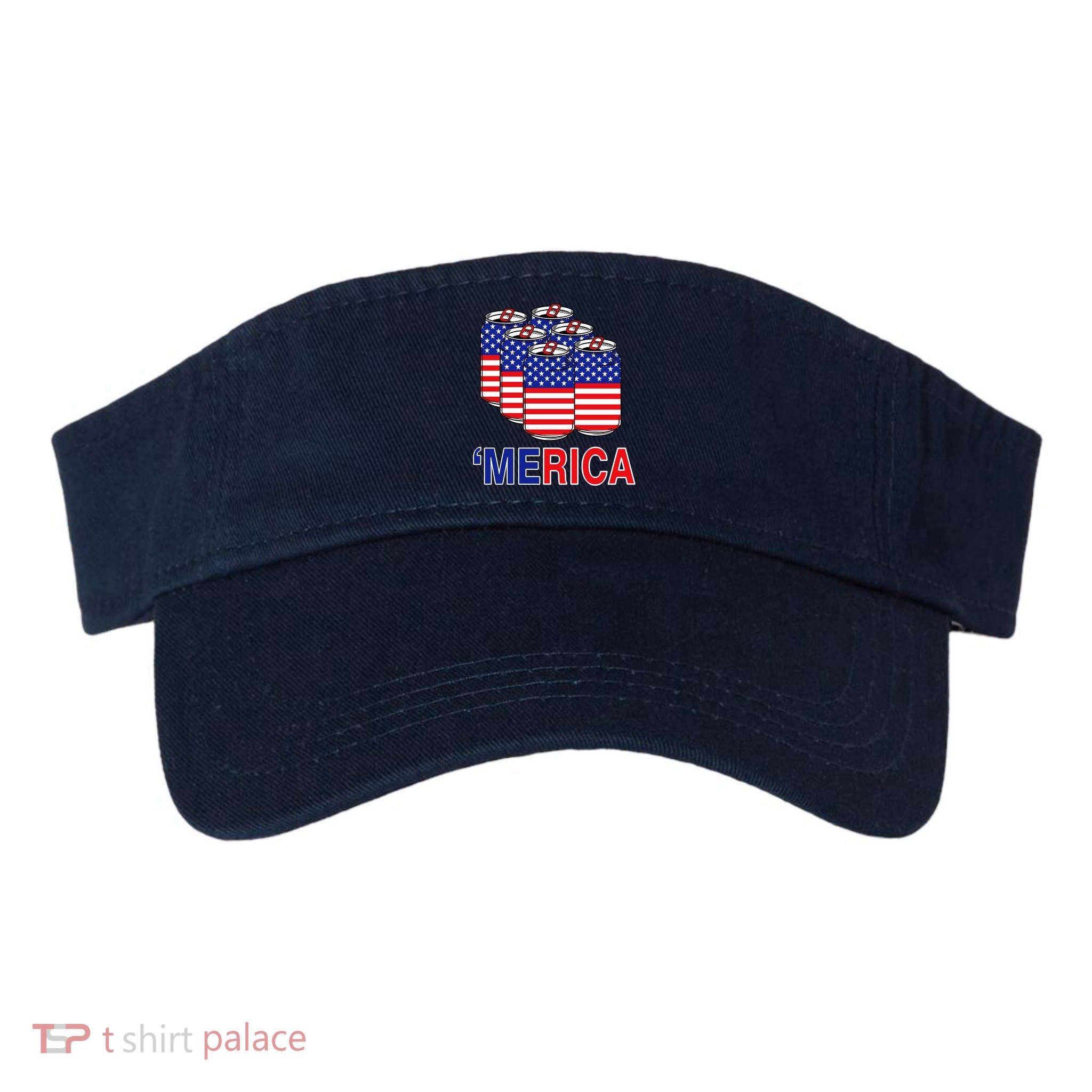 Merica Beer Pack Visor