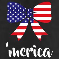 Merica Bow Tie USA Flag Adult Drive Performance Visor