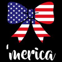 Merica Bow Tie USA Flag Full Zip Hoodie
