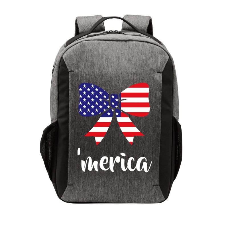Merica Bow Tie USA Flag Vector Backpack