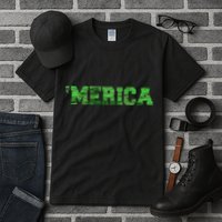 Merica Camo Logo Tall T-Shirt