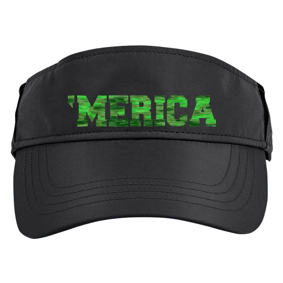 Merica Camo Logo Adult Drive Performance Visor