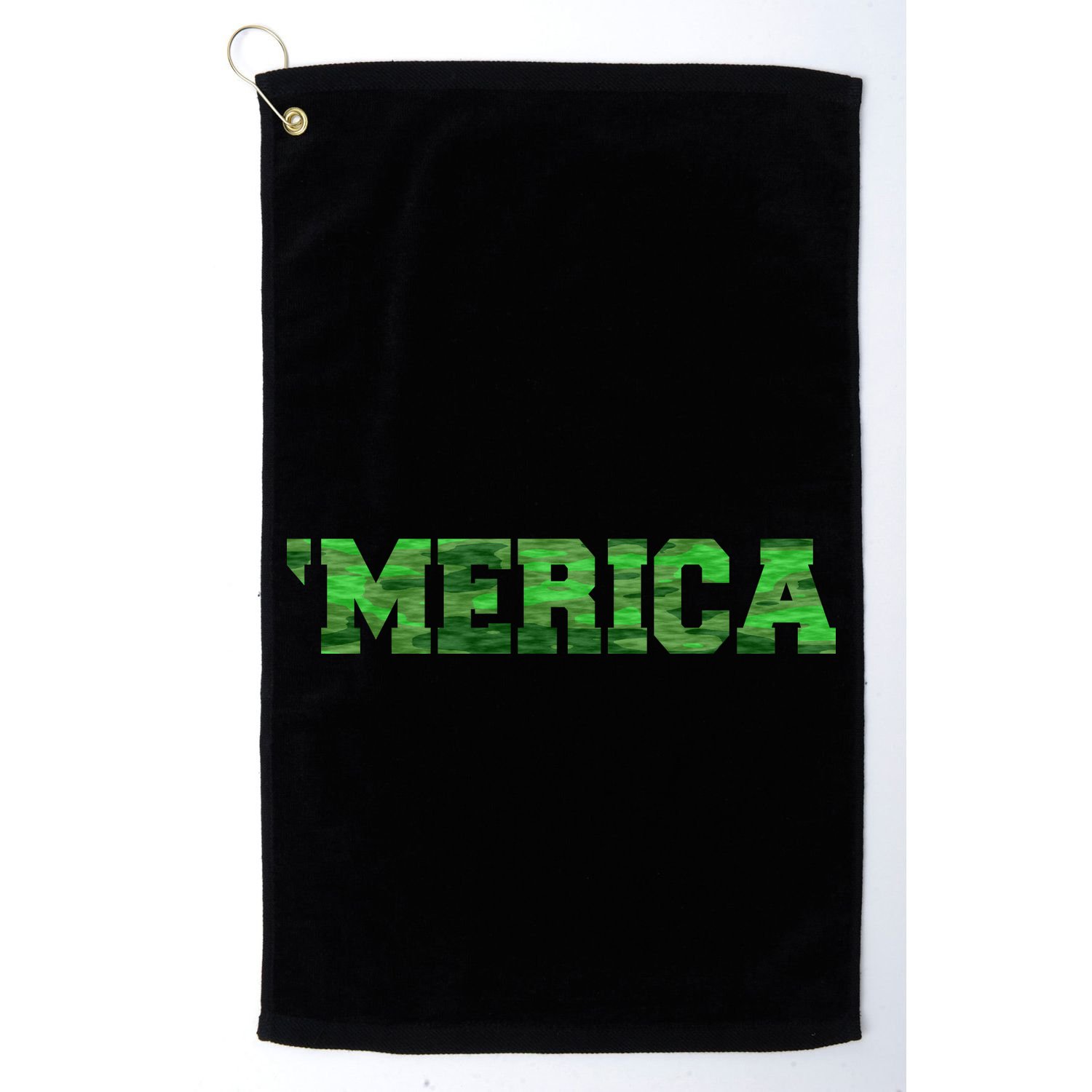 Merica Camo Logo Golf Towel