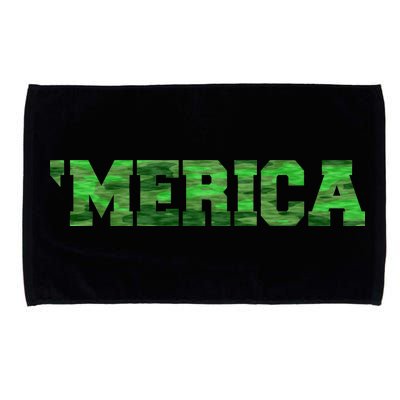 Merica Camo Logo Microfiber Hand Towel