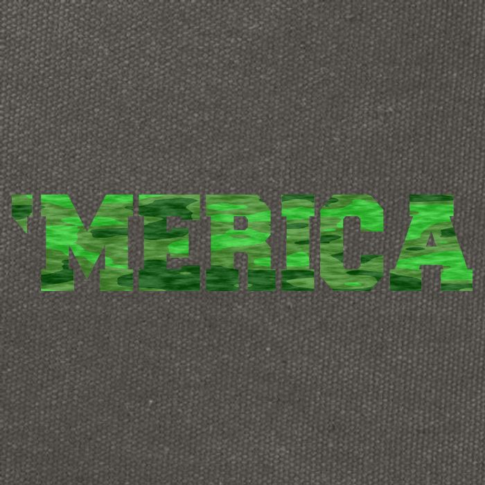 Merica Camo Logo Cotton Canvas Backpack
