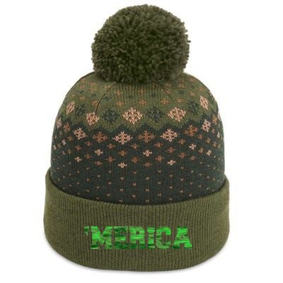 Merica Camo Logo The Baniff Cuffed Pom Beanie