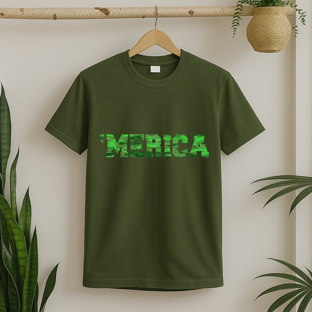 Merica Camo Logo T-Shirt