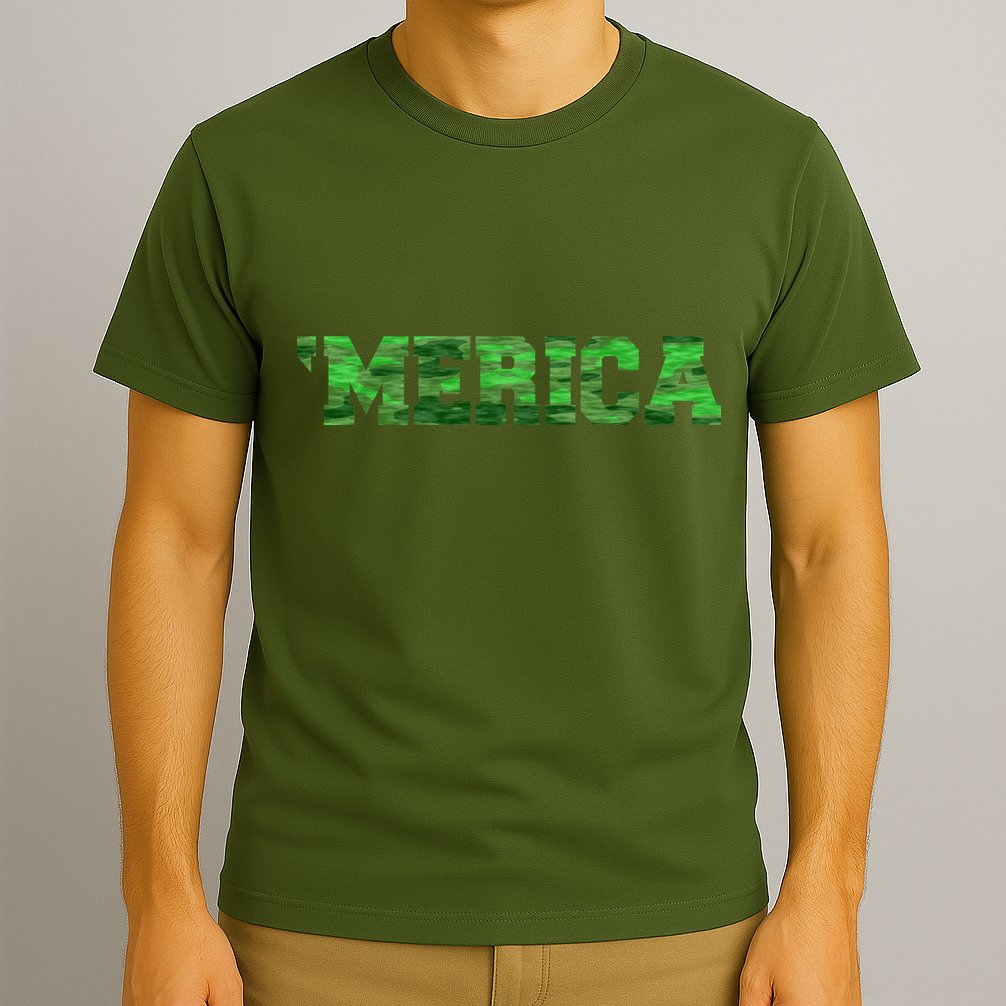 Merica Camo Logo T-Shirt