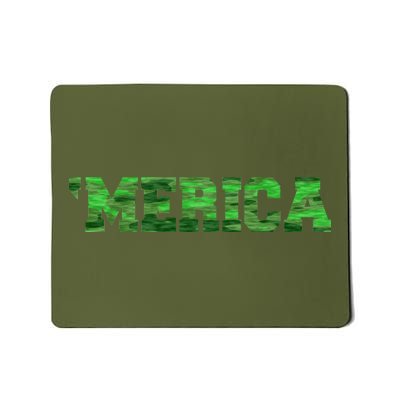 Merica Camo Logo Mousepad