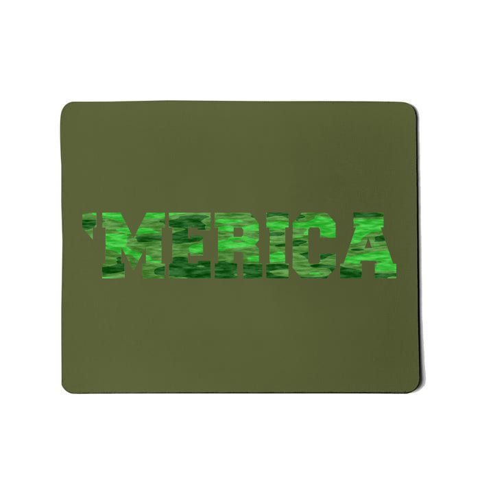 Merica Camo Logo Mousepad