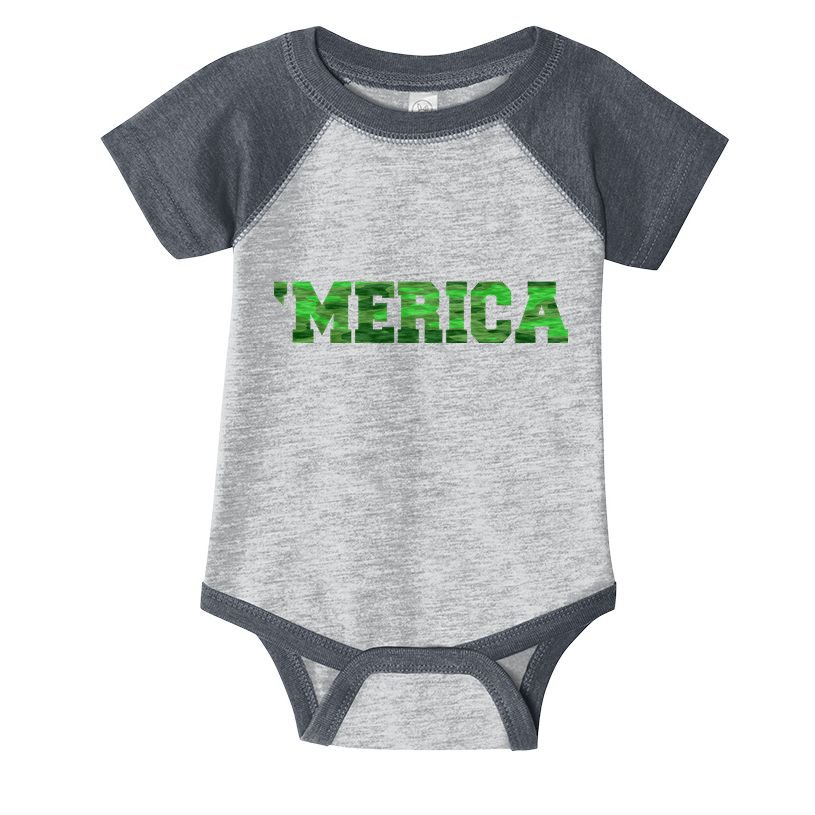Merica Camo Logo Infant Baby Jersey Bodysuit