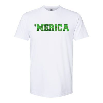 Merica Camo Logo Softstyle® CVC T-Shirt