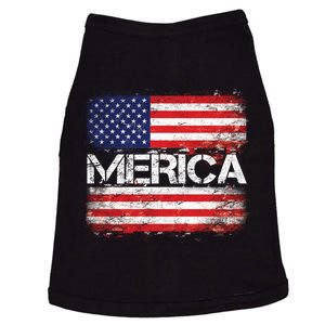 Merica Distressed Flag Doggie Tank