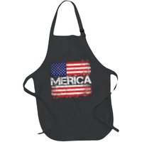 Merica Distressed Flag Apron