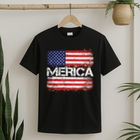 Merica Distressed Flag T-Shirt