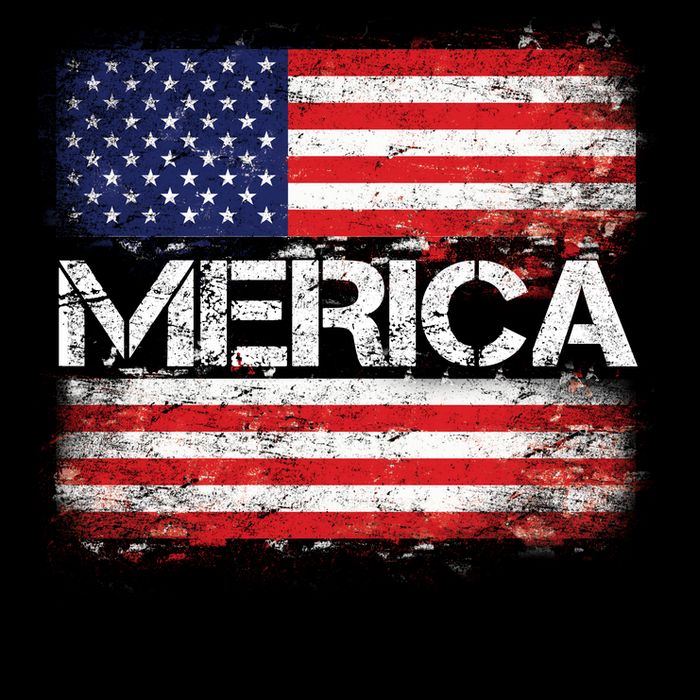 Merica Distressed Flag Baby Bodysuit