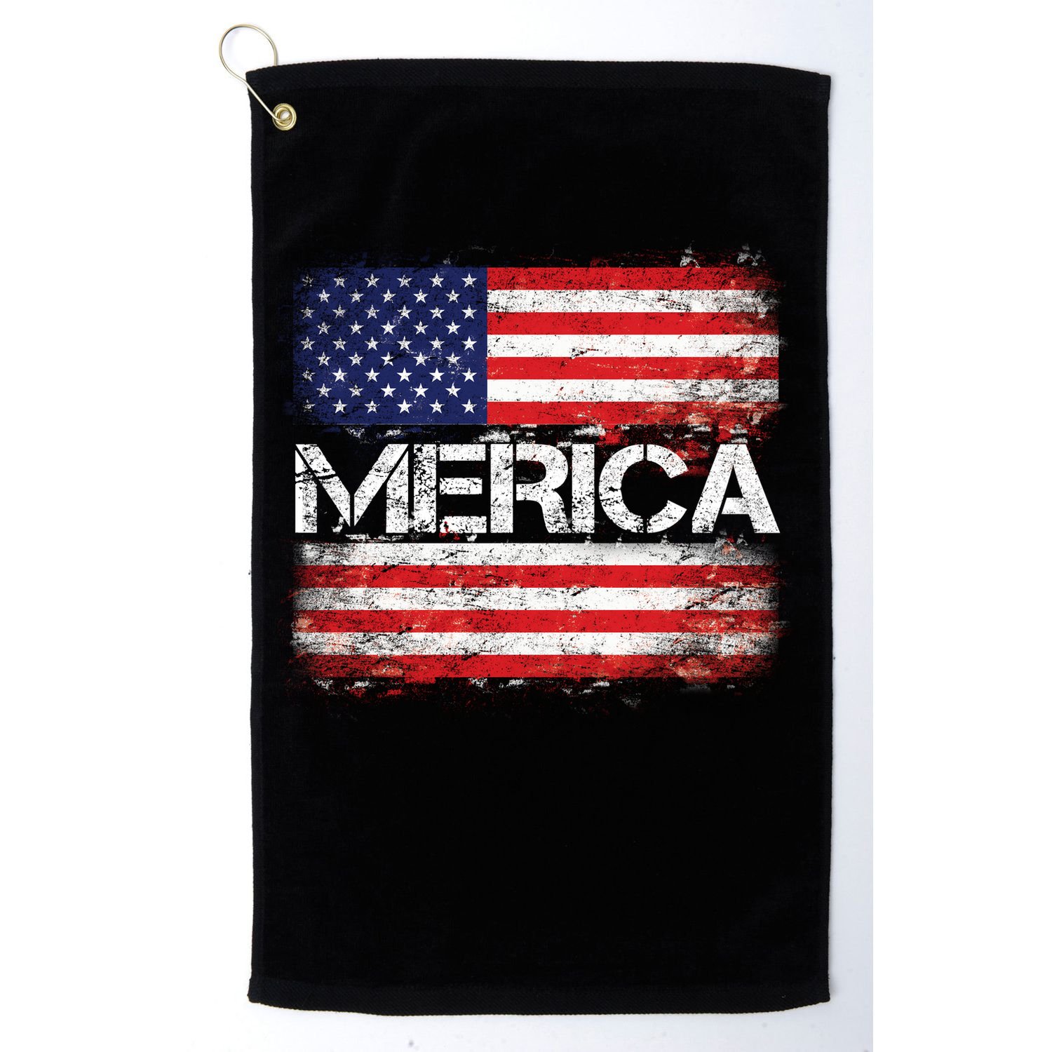 Merica Distressed Flag Golf Towel