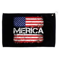 Merica Distressed Flag Grommeted Golf Towel