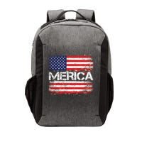 Merica Distressed Flag Vector Backpack