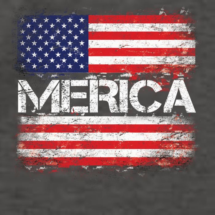Merica Distressed Flag Vector Backpack