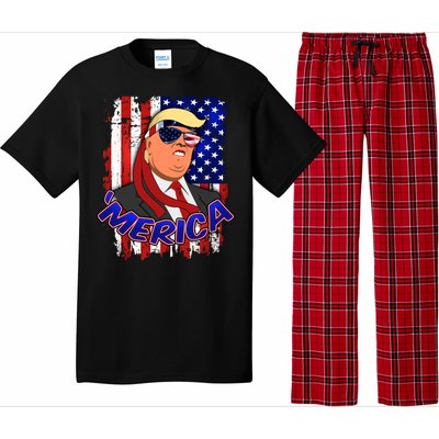 Merica Donald Trump Pajama Set