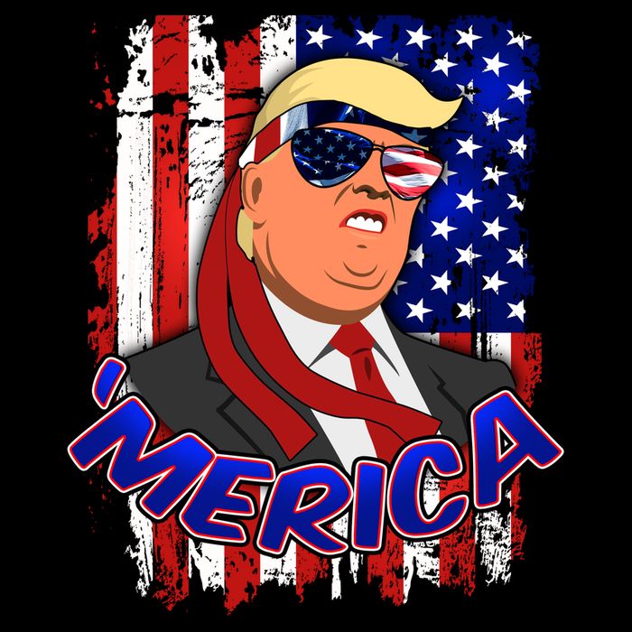 Merica Donald Trump Flatbill Hat