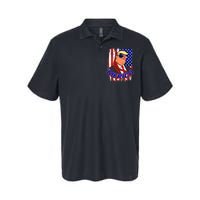 Merica Donald Trump Softstyle Adult Sport Polo