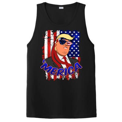 Merica Donald Trump PosiCharge Competitor Tank