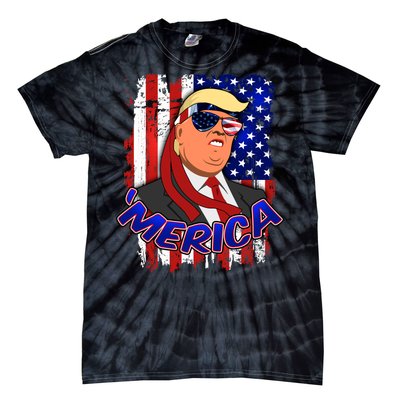 Merica Donald Trump Tie-Dye T-Shirt