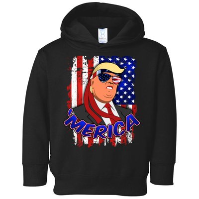 Merica Donald Trump Toddler Hoodie