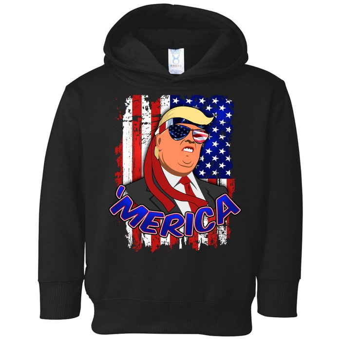 Merica Donald Trump Toddler Hoodie