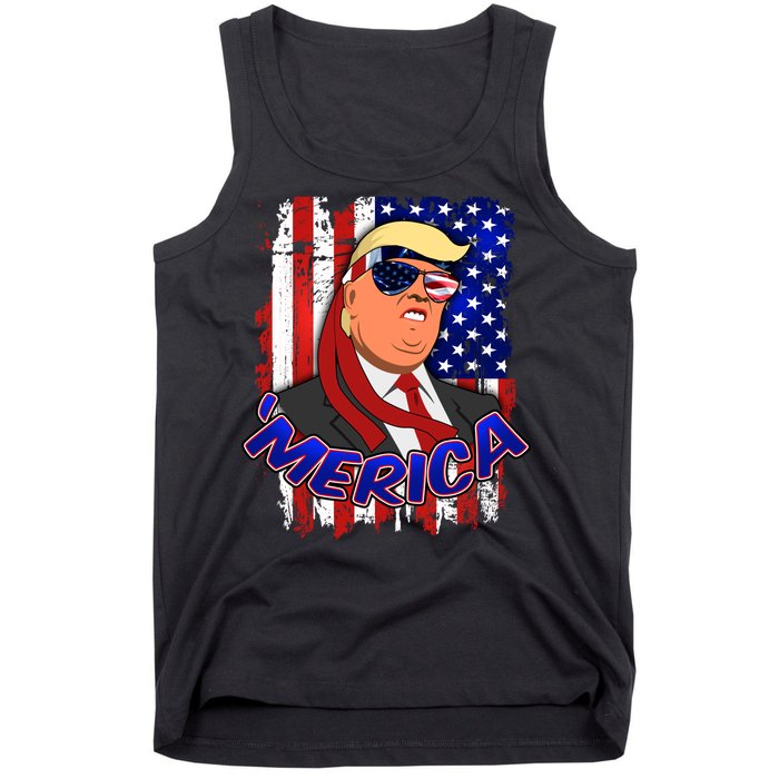 Merica Donald Trump Tank Top