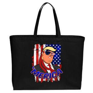 Merica Donald Trump Cotton Canvas Jumbo Tote