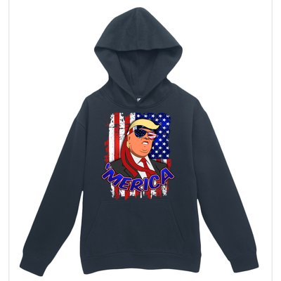 Merica Donald Trump Urban Pullover Hoodie