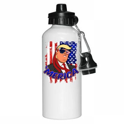 Merica Donald Trump Aluminum Water Bottle