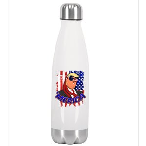 Merica Donald Trump Stainless Steel Insulated Water Bottle