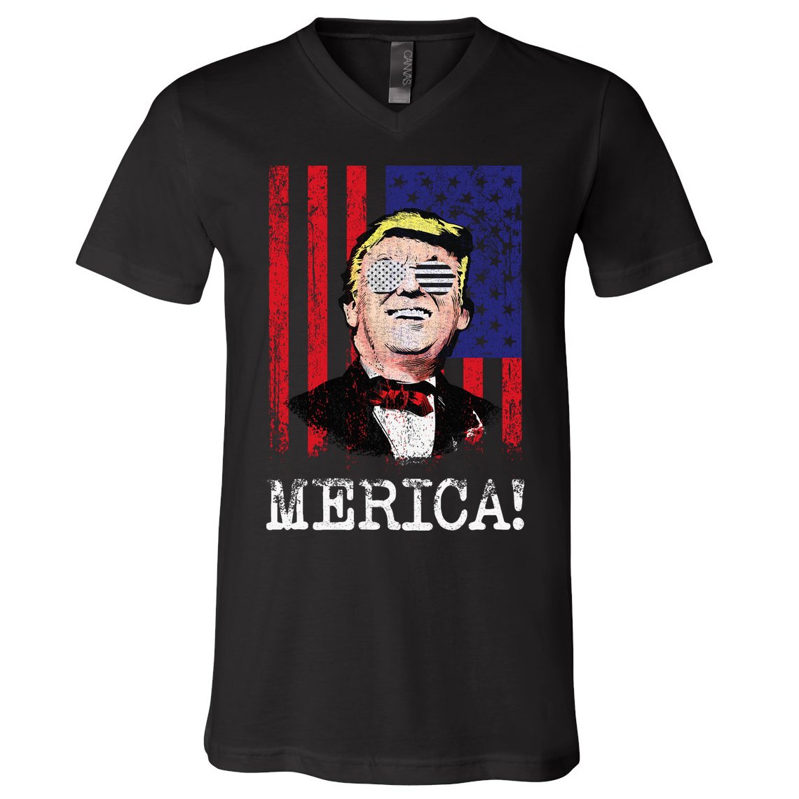 Merica Donald Trump USA V-Neck T-Shirt