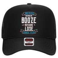 Merica Drinkin' Booze And Refusin' To Lose Trucker Hat
